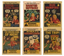 100 Vintage Horror Comic-Style