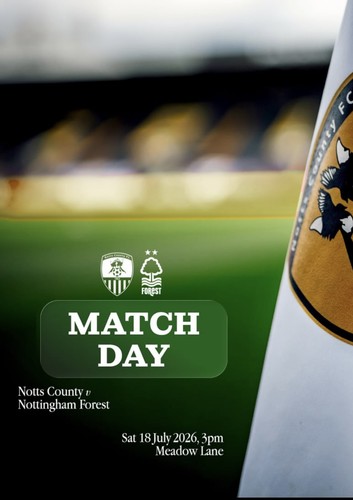 Pre season friendly notts - -,