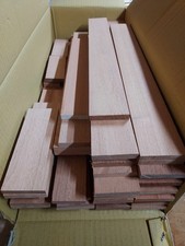 Hardwood Timber Seconds Offcuts Sapele Mahogany 10kg -  50-600mm x 10/18mm thick