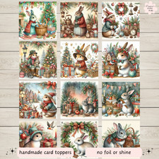 12 Rabbits at Christmas Time