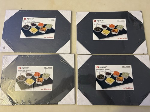 Slate serving tray plate - slate,