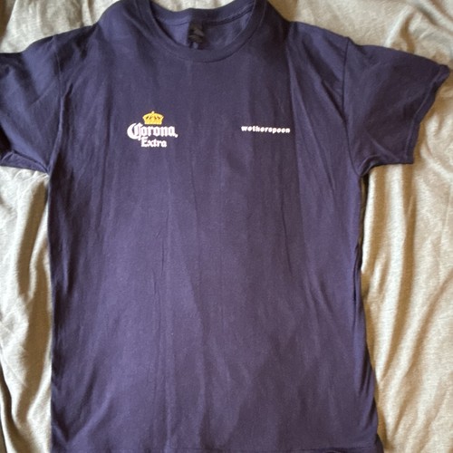 Corona beer shirt large navy - corona,