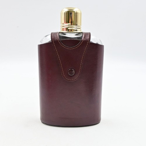 Glass hip flask with - flask,