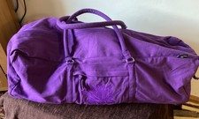 Yoga Studio canvas Yoga bag in purple