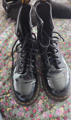 Martens patent boots - dr.,