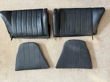 Genuine Porsche SWB 911 912 911S Rear Passenger Seats Backs & Bases Cushion Pads