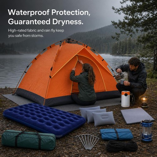 Quick erect camping - erect, tent,