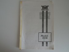 TEN TEC 229 ANTENNA TUNER (OWNERS MANUAL ONLY)............RADIO_TRADER_IRELAND.