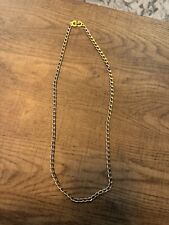 large gold coloured christian dior necklace chain jewellery