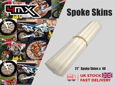 Wheel Spoke Protectors White 21" fits Yamaha XT660 R 04-11