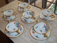 RARE ANTIQUE HAND PAINTED SET