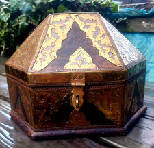 Large Vintage Octagonal WOODEN