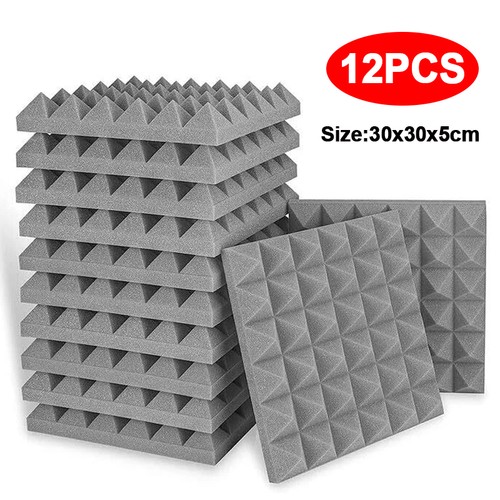 12x 30x30x5cm acoustic foam - 30x30x5cm,