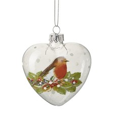 Robin Design Love Heart Shaped