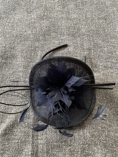 Pretty Navy Fascinator From