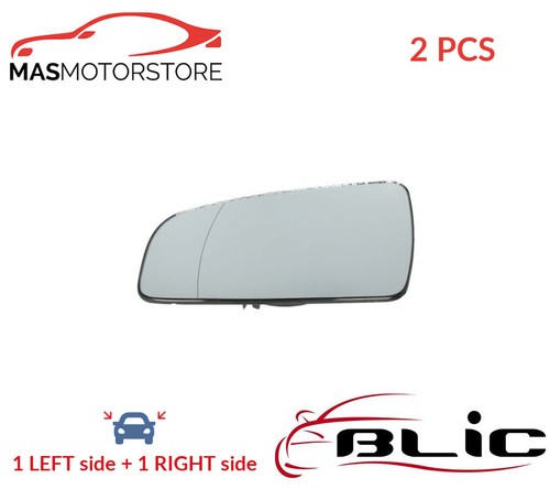 Rear view mirror glass - view, pair