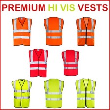 Hi Vis Vest Yellow Orange High