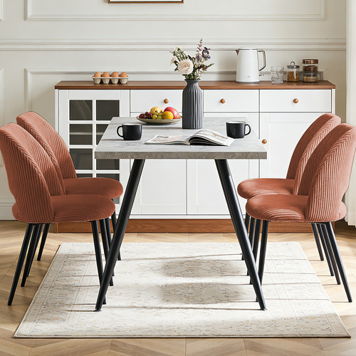 Dining table and chairs set - dining,