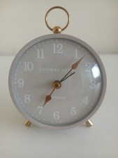 THOMAS KENT Clock London Grey Tone  Desk /Shelf /Alarm Clock, Clear Face