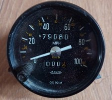 Vintage Citroen DS Speedometer & Brackets - Vespa / Lambretta Etc - 79K Miles