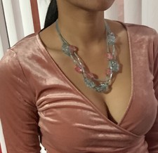 One Button Necklace - Costume