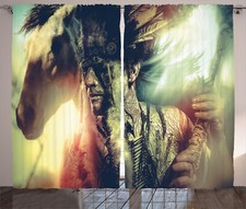 Tattoo curtains warrior - tattoo,
