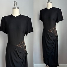 Vintage 1940’s Jet Black