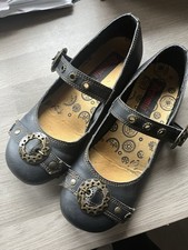 Demonia Daisy Shoe UK Size 6 Steampunk Gothic Alternative 