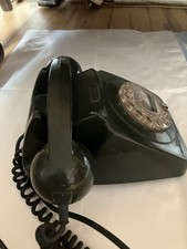 Green Vintage Rotary Dial Telephone Classic British Retro