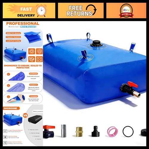 Foldable 400l water bladder - water,