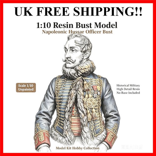 Scale napoleonic hussar - 1/10,