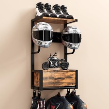 Motorcycle Helmet Holder Wall