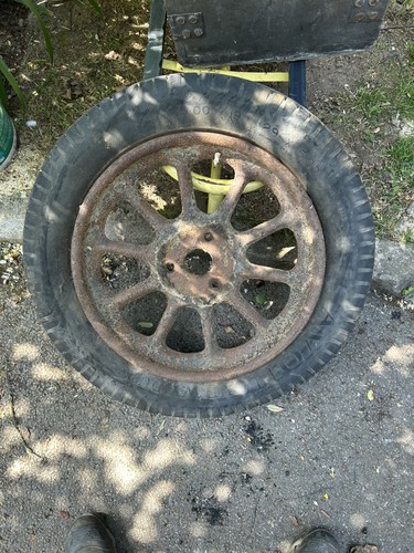 Vintage morris bullnose wheels - vintage,
