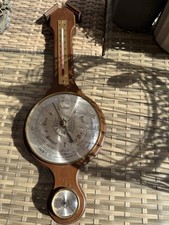 Huger Wall Barometer Banjo Style - Presented At R.A.F Manston 1984 West Germany