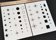 Stars Diamonds Squares Circles