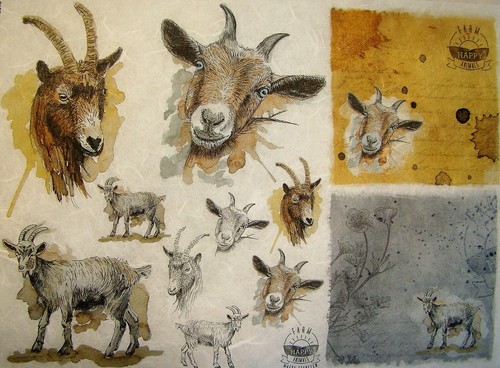 Rice paper decoupage scrapbook - rice,