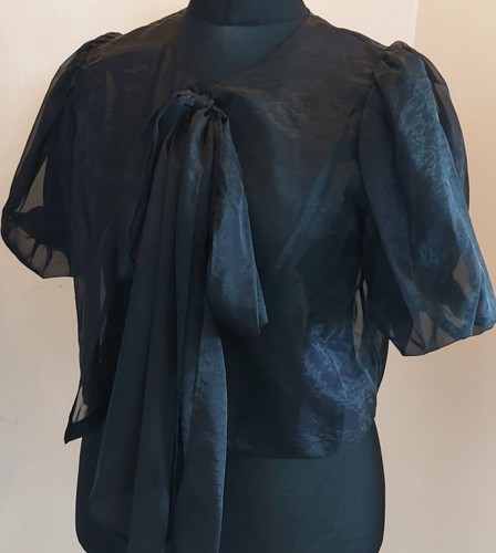 Organza style jacket bolero - organza,