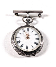 Swiss 800 Silver Ladies Pocket