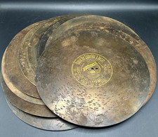 Antique Symphonion Music Box Discs Bundle 13 5/8'' Metal Records x 11 (Lot 7)