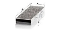 Filter interior air fits audi - filter,