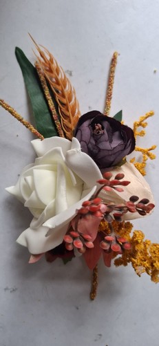 Hair flower corsage vintage - hair,