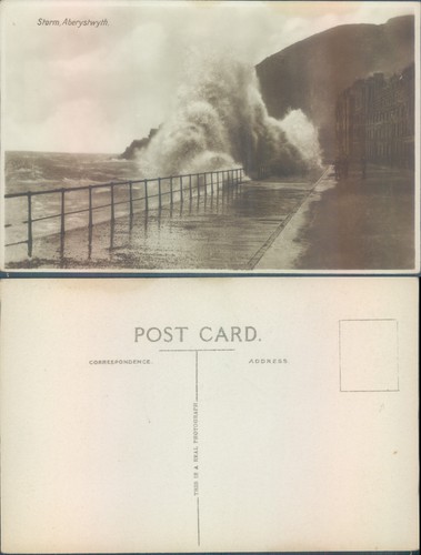Storm aberystwyth seascape - in,