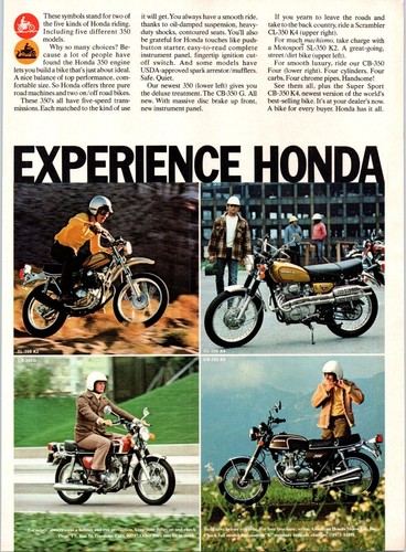 1973 honda 350 - 1973, cl-350