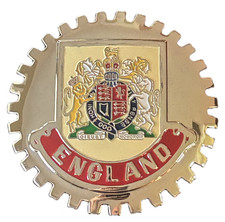 ENGLAND COAT OF ARMS CREST CAR