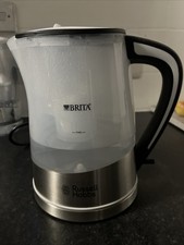 Russell Hobbs BRITA Filter Kettle, Rapid Boil 3kw, Blue Illumination, 1L - 22851
