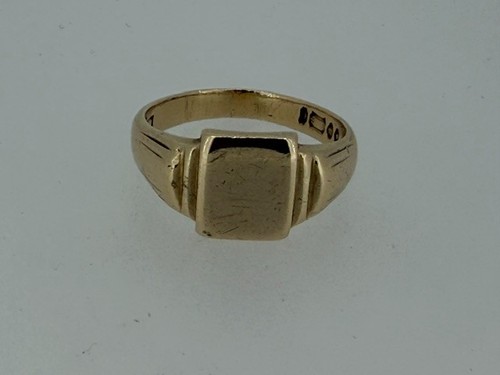 9ct yellow gold - 9ct, plain