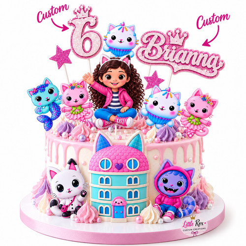 Personalised gabby dollhouse - gabby's,