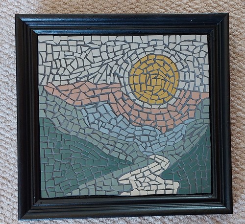 Handmade mosaic wall - mosaic,