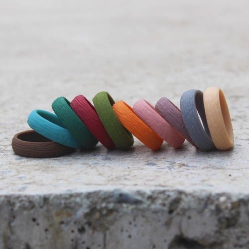 Ladies silicone ring pastel - ring,