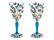 Pair of Murano Wine Glasses